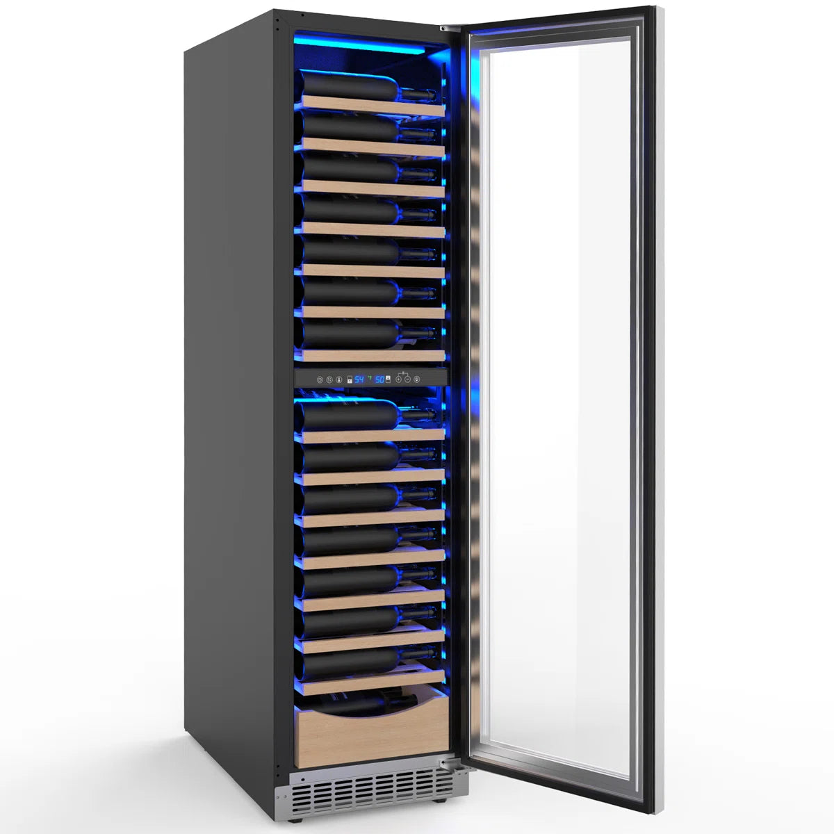 18" 111 Bottles Dual Zone Built-in/Freestanding Wine and Beverage Refrigerator