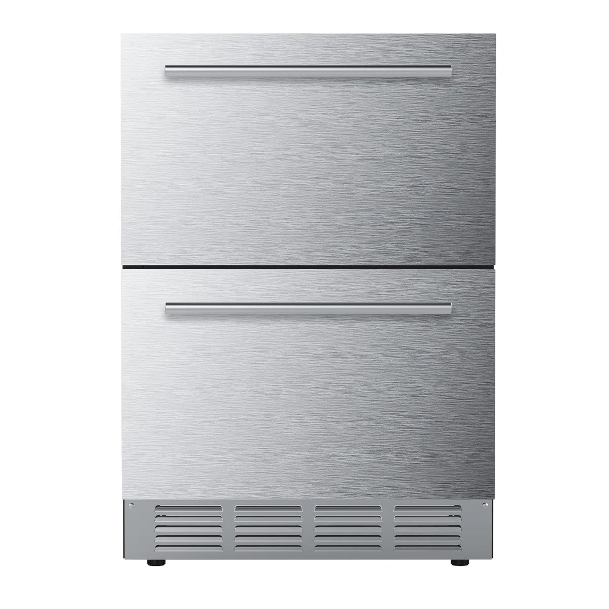 23.4” 5.0 Cu.Ft. Under Counter Stainless Beverage Refrigerator Built-in Or Freestanding.