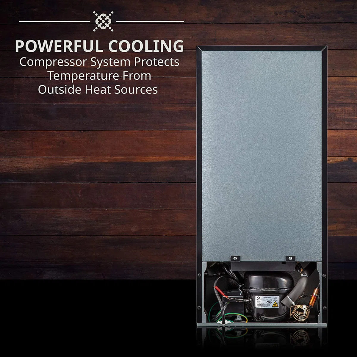 Ivation Single Zone 13.6'' Freestanding 18 Bottle Wine Refrigerator