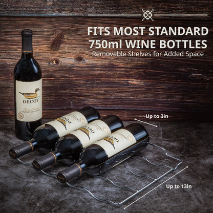 Ivation Single Zone 17.3'' Freestanding 12 Bottle Wine Refrigerator