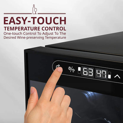 Schmécké Dual Zone 19.4'' Freestanding 33 Bottle Wine Refrigerator